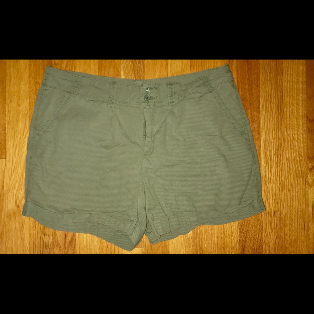 green shorts